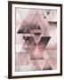 Pink Geometric-Urban Epiphany-Framed Art Print