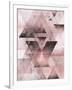 Pink Geometric-Urban Epiphany-Framed Art Print