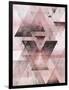 Pink Geometric-Urban Epiphany-Framed Art Print