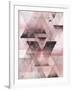 Pink Geometric-Urban Epiphany-Framed Art Print