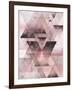 Pink Geometric-Urban Epiphany-Framed Art Print