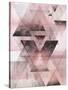 Pink Geometric-Urban Epiphany-Stretched Canvas