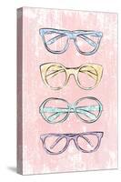 Pink Glasses-Martina Pavlova-Stretched Canvas