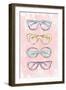 Pink Glasses-Martina Pavlova-Framed Art Print