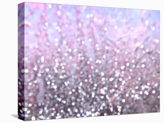 Pink Glitter-Monika Burkhart-Stretched Canvas