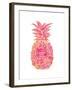 Pink Gold Pineapple-Amanda Greenwood-Framed Art Print