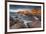 Pink Granite Coast, Brittany, France. the Ploumanach Lighthouse (Men Ruz) an Sunset.-ClickAlps-Framed Photographic Print