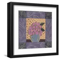 Pink Grapes-James Hussey-Framed Art Print