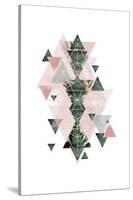 Pink Green Geometric 2-Urban Epiphany-Stretched Canvas