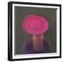 Pink Hat, 2014-Lincoln Seligman-Framed Giclee Print