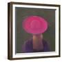 Pink Hat, 2014-Lincoln Seligman-Framed Giclee Print