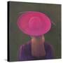 Pink Hat, 2014-Lincoln Seligman-Stretched Canvas