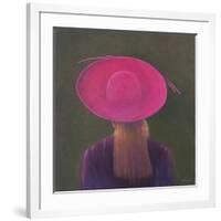 Pink Hat, 2014-Lincoln Seligman-Framed Giclee Print