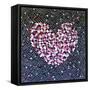 Pink Heart-Lisa Frances Judd-Framed Stretched Canvas