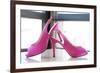 Pink Heels-Erin Berzel-Framed Art Print