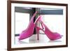 Pink Heels-Erin Berzel-Framed Art Print