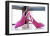 Pink Heels-Erin Berzel-Framed Art Print