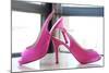 Pink Heels-Erin Berzel-Mounted Premium Giclee Print