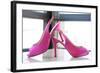 Pink Heels-Erin Berzel-Framed Art Print