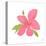 Pink Hibiscus-Nola James-Stretched Canvas
