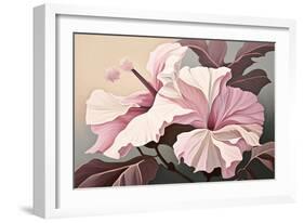 Pink Hibiscus-Lea Faucher-Framed Art Print