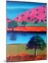 Pink Hill 2-Paul Powis-Mounted Giclee Print