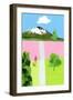 Pink Hill-Hiroyuki Izutsu-Framed Giclee Print