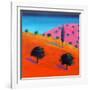 Pink Hill-Paul Powis-Framed Giclee Print