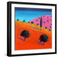 Pink Hill-Paul Powis-Framed Giclee Print