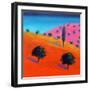 Pink Hill-Paul Powis-Framed Giclee Print