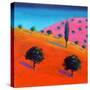 Pink Hill-Paul Powis-Stretched Canvas