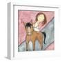 Pink Horse-Carla Sonheim-Framed Art Print