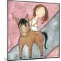 Pink Horse-Carla Sonheim-Mounted Art Print