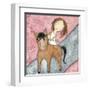 Pink Horse-Carla Sonheim-Framed Art Print