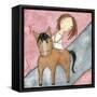 Pink Horse-Carla Sonheim-Framed Stretched Canvas