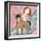 Pink Horse-Carla Sonheim-Framed Art Print