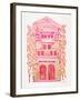 Pink House-Cat Coquillette-Framed Giclee Print