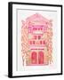 Pink House-Cat Coquillette-Framed Giclee Print