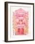 Pink House-Cat Coquillette-Framed Giclee Print