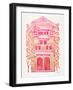 Pink House-Cat Coquillette-Framed Giclee Print