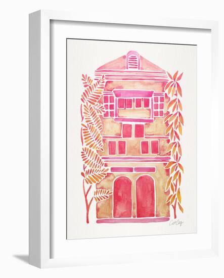 Pink House-Cat Coquillette-Framed Giclee Print