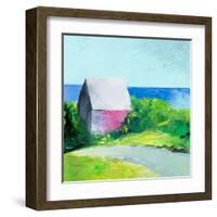 Pink House-Martha Wakefield-Framed Art Print