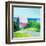 Pink House-Martha Wakefield-Framed Art Print