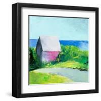 Pink House-Martha Wakefield-Framed Art Print