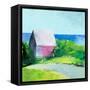 Pink House-Martha Wakefield-Framed Stretched Canvas