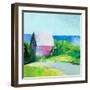 Pink House-Martha Wakefield-Framed Art Print