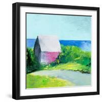 Pink House-Martha Wakefield-Framed Art Print