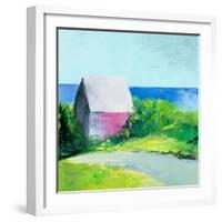 Pink House-Martha Wakefield-Framed Art Print