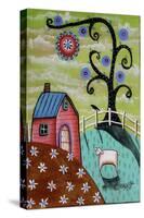 Pink House-Karla Gerard-Stretched Canvas