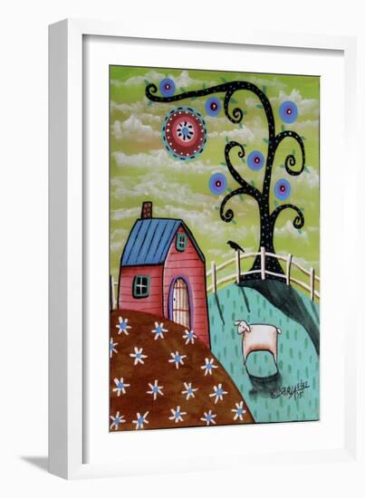 Pink House-Karla Gerard-Framed Giclee Print